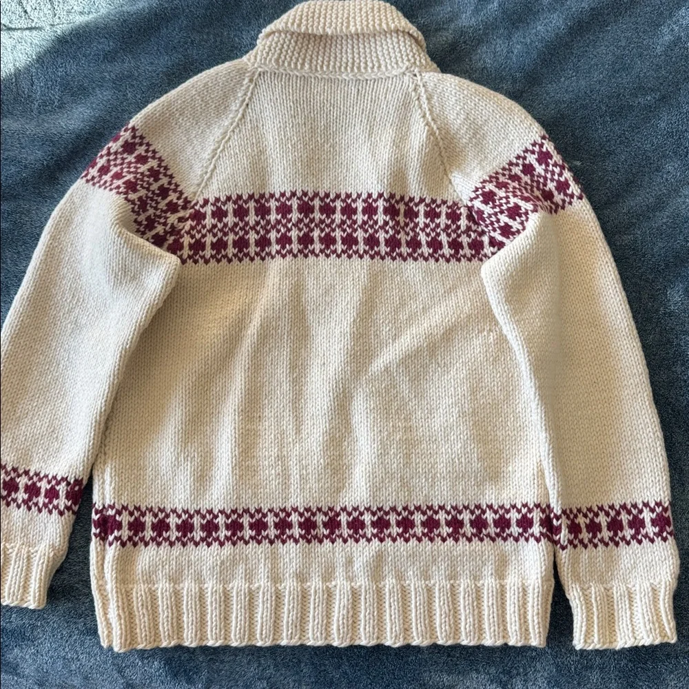 VTG Mary Maxim 1960s Handknit Cardigan - Picture 10 of 11